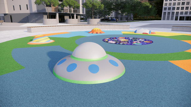 фигура НЛО для детских площадок