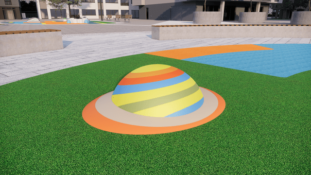 фигура сатурн для детских площадок